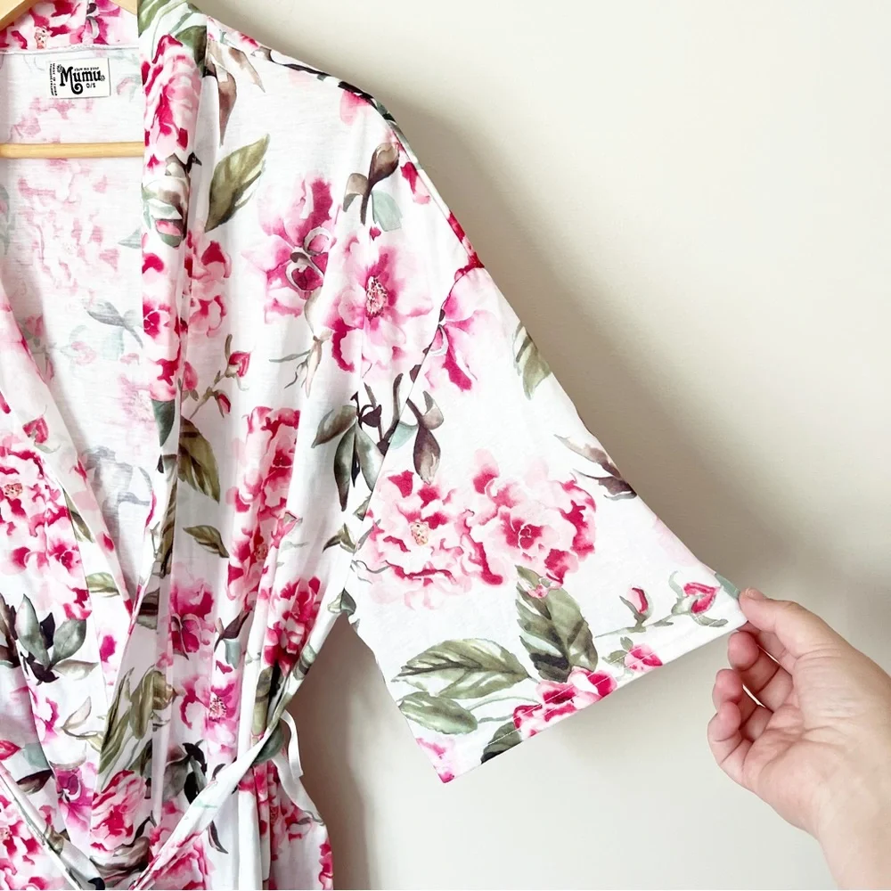 Show Me Your Mumu Brie Floral Robe Garden of Blooms One Size